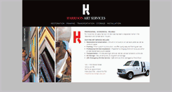 Desktop Screenshot of harrisonartservices.com